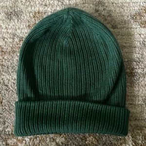 Green beanie